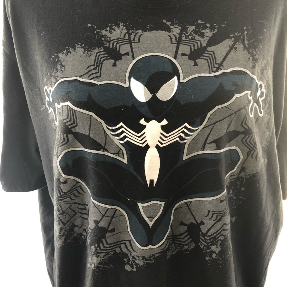 Spider-Man Marvel black t-shirt XL vintage look